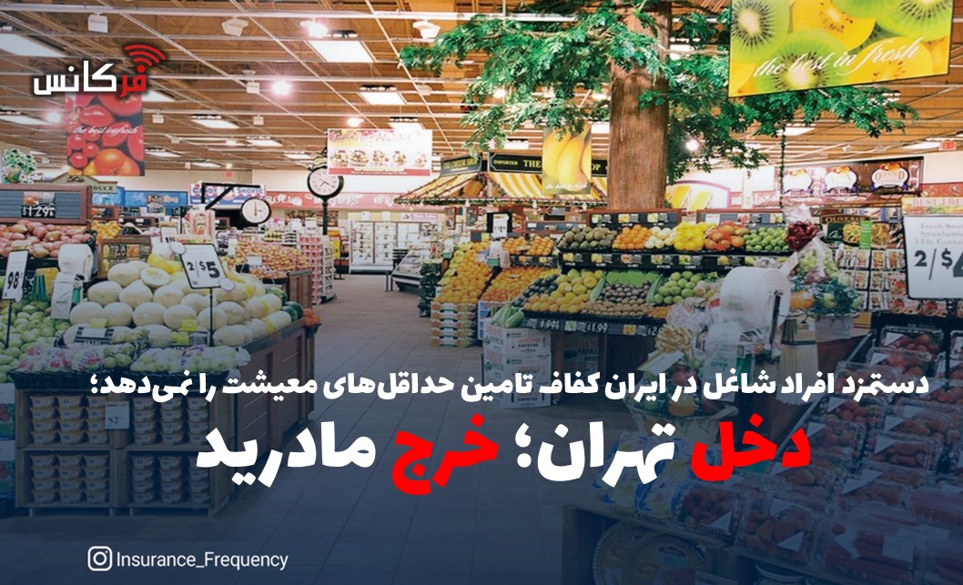 دستمزد افراد شاغل در ایران کفاف تامین حداقل‌های معیشت را نمی‌دهد؛ دخل تهران؛ خرج مادرید