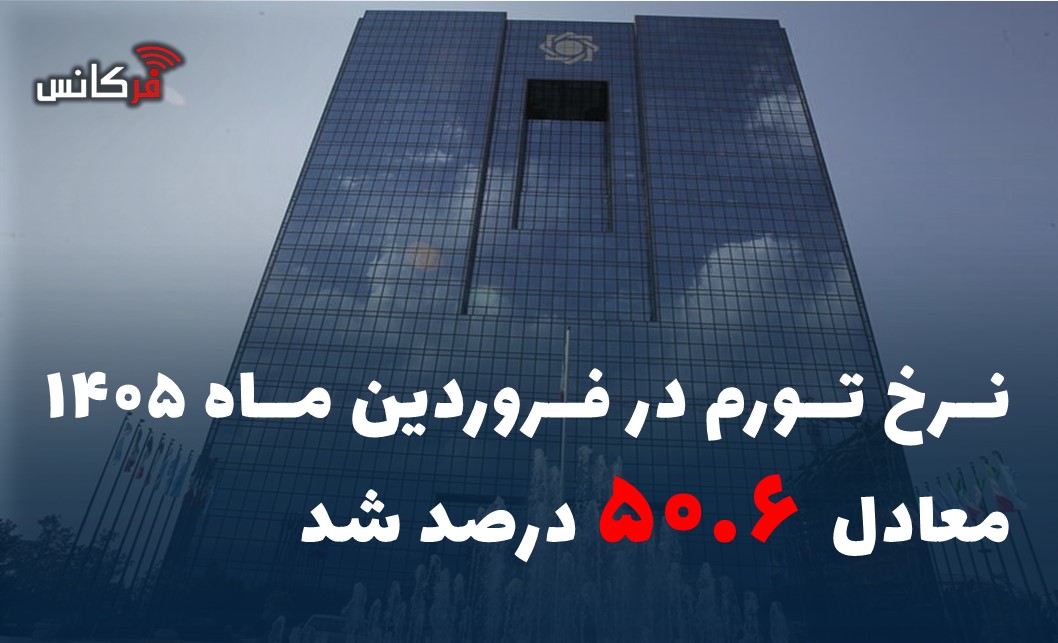 نرخ تورم در فروردین ماه ۱۴۰۵ معادل  ۵۰.۶ درصد شد