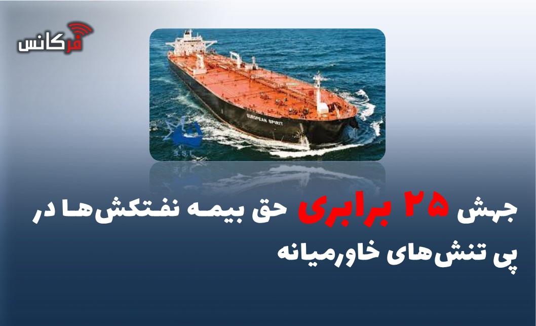 جهش ۲۵ برابری حق بیمه نفتکش‌ها در پی تنش‌های خاورمیانه