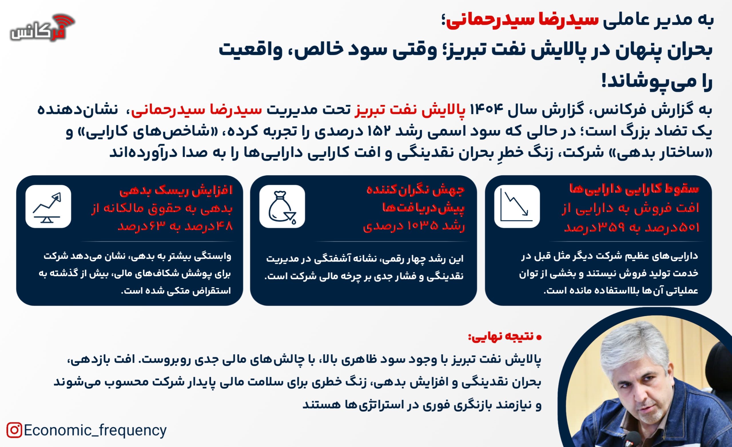 بحران پنهان در پالایش نفت تبریز؛ وقتی سود خالص واقعیت را می‌پوشاند