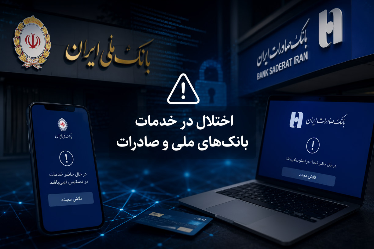 تداوم وقفه در بخشی از خدمات بانک های ملی و صادرات