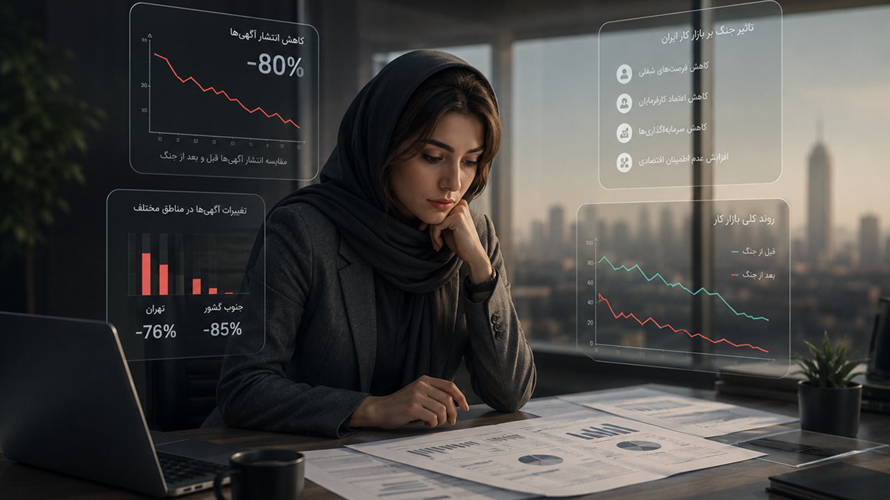 پایتخت و جنوب ایران، بیشترین آسیب به بازار کار را تحمل کرده‌اند