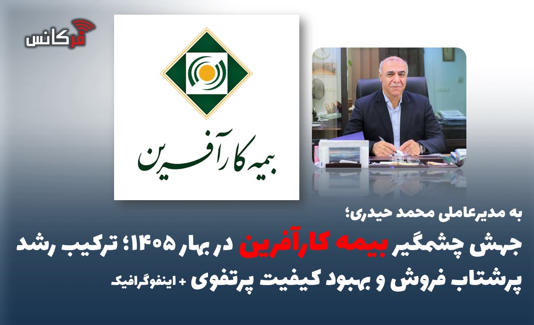 جهش چشمگیر بیمه کارآفرین در بهار ۱۴۰۵؛ ترکیب رشد پرشتاب فروش و بهبود کیفیت پرتفوی + اینفوگرافیک