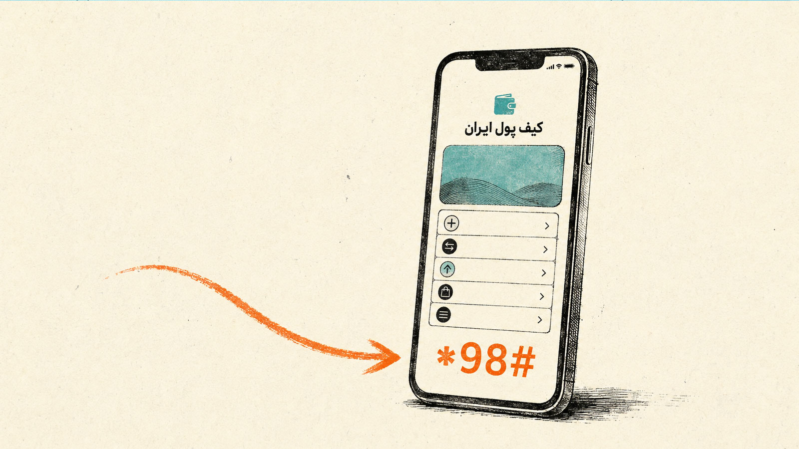 بانک مرکزی از «کیف پول ایران» با کد دستوری *۹۸# رونمایی کرد